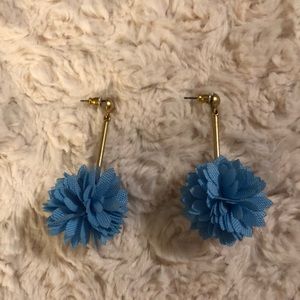 J. Crew Cloth Flower Earrings